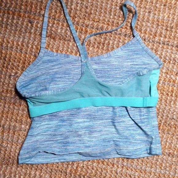 Lululemon Power Y Tank Bold Blue Yellow Green Space Dye / 8 - Picture 5 of 7